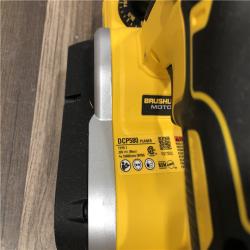AS-IS DEWALT 20V MAX XR Cordless Brushless 3-1/4 in. Planer (Tool Only)