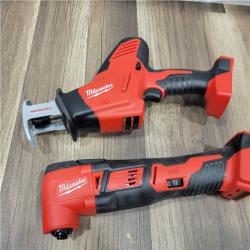 AS-IS Milwaukee M12 12V Lithium-Ion Cordless Combo Kit (5-Tool) with Two 1.5 Ah Batteries, Charger and Tool Bag