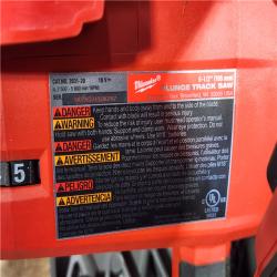 HOUSTON LOCATION - AS-IS Milwaukee  FUEL 18V Lithium-Ion Cordless Brushless 6-1/2 in. Plunge Cut Track Saw (Tool-Only)