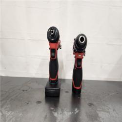 AS-IS- Milwaukee 3497-22 12V Brushless Hammer Drill and Impact Driver Combo Kit