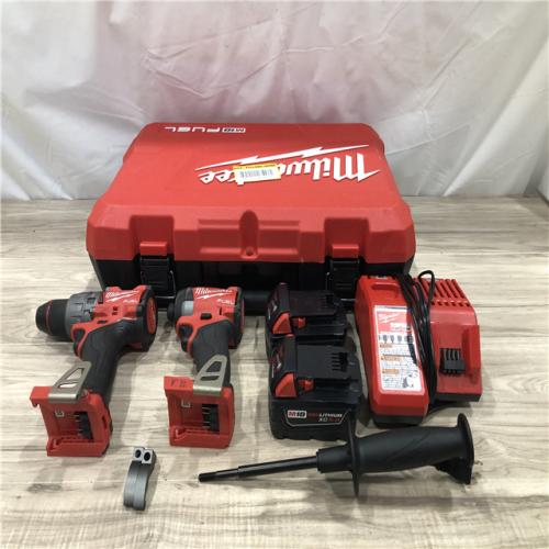 AS-IS MILWAUKEE FUEL 18V Lithium-Ion Cordless Hammer Drill and Impact Driver Combo Kit