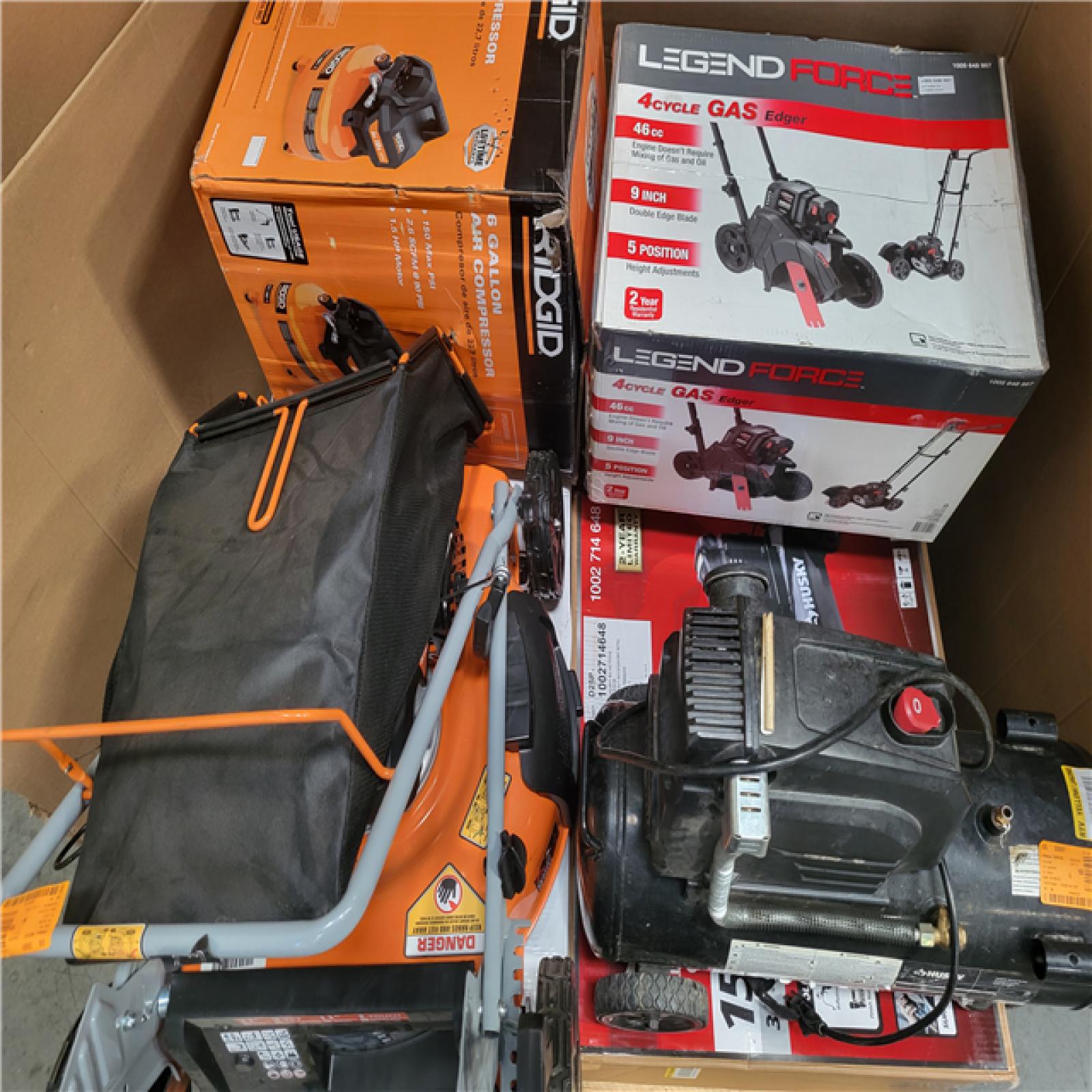 CALIFORNIA AS-IS OUTDOOR POWER EQUIPMENT