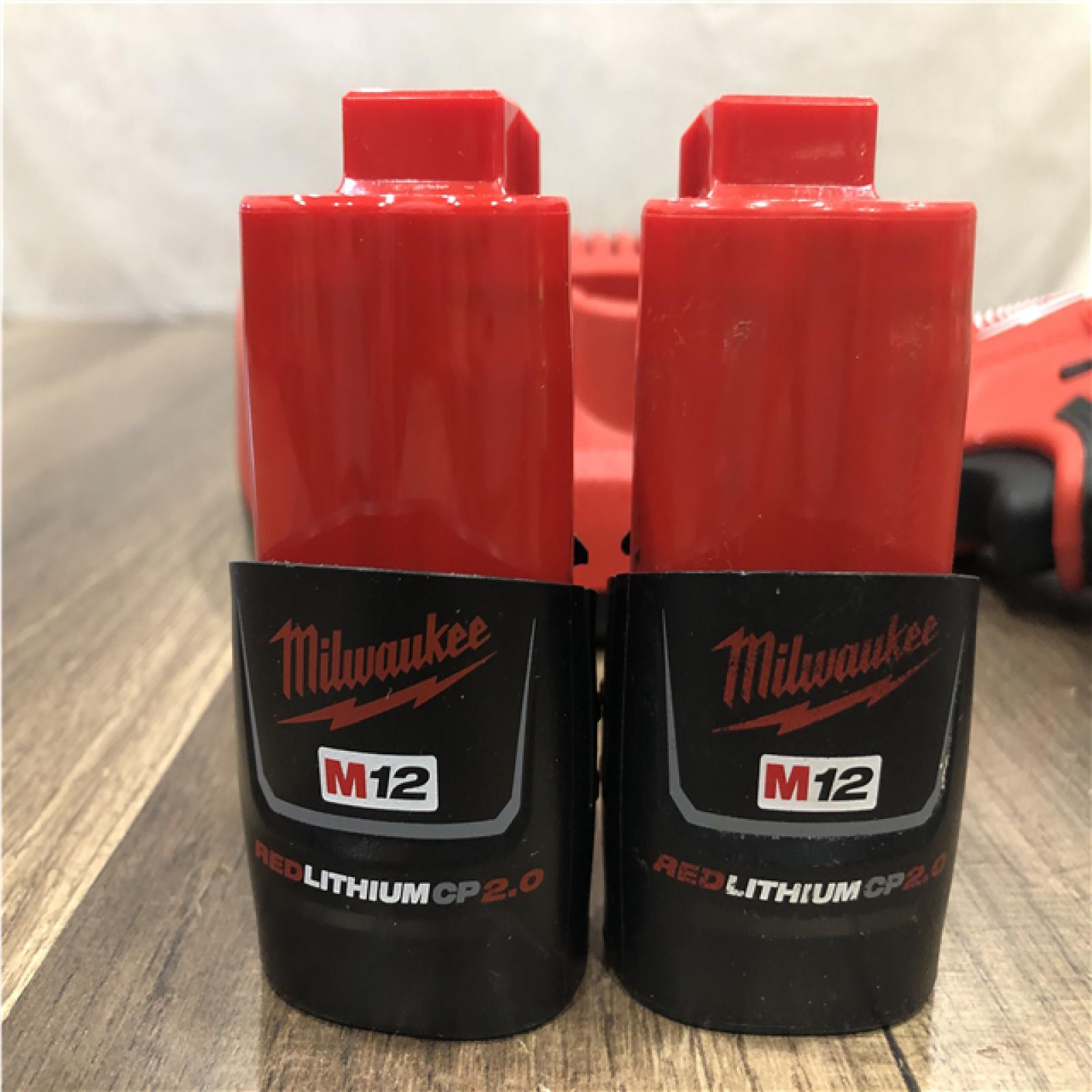 AS-IS Milwaukee 12-Volt Lithium-Ion Compact Brushless Cordless 1/4 in. Impact Driver Kit