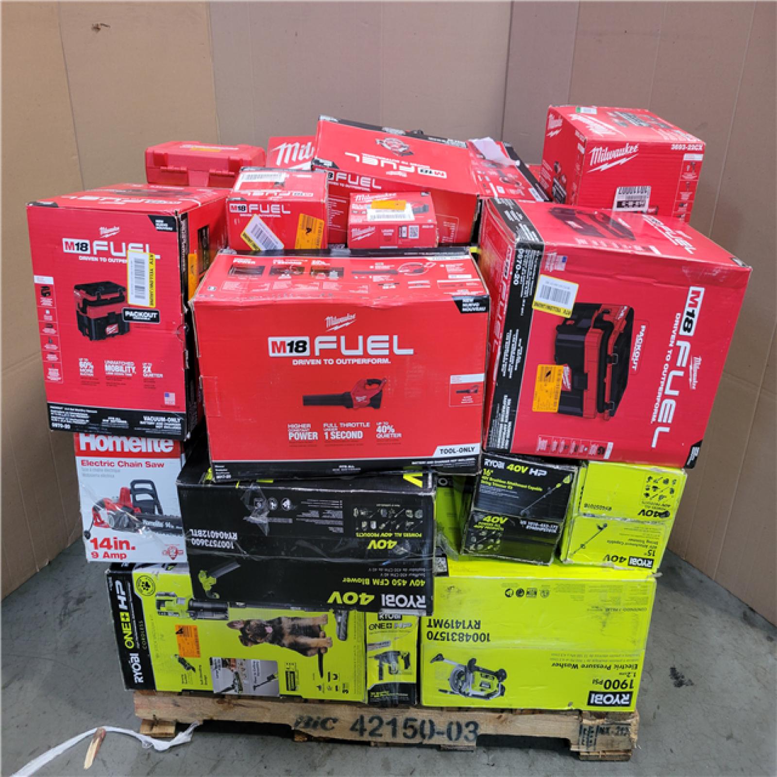 CALIFORNIA AS-IS TOOL PALLET