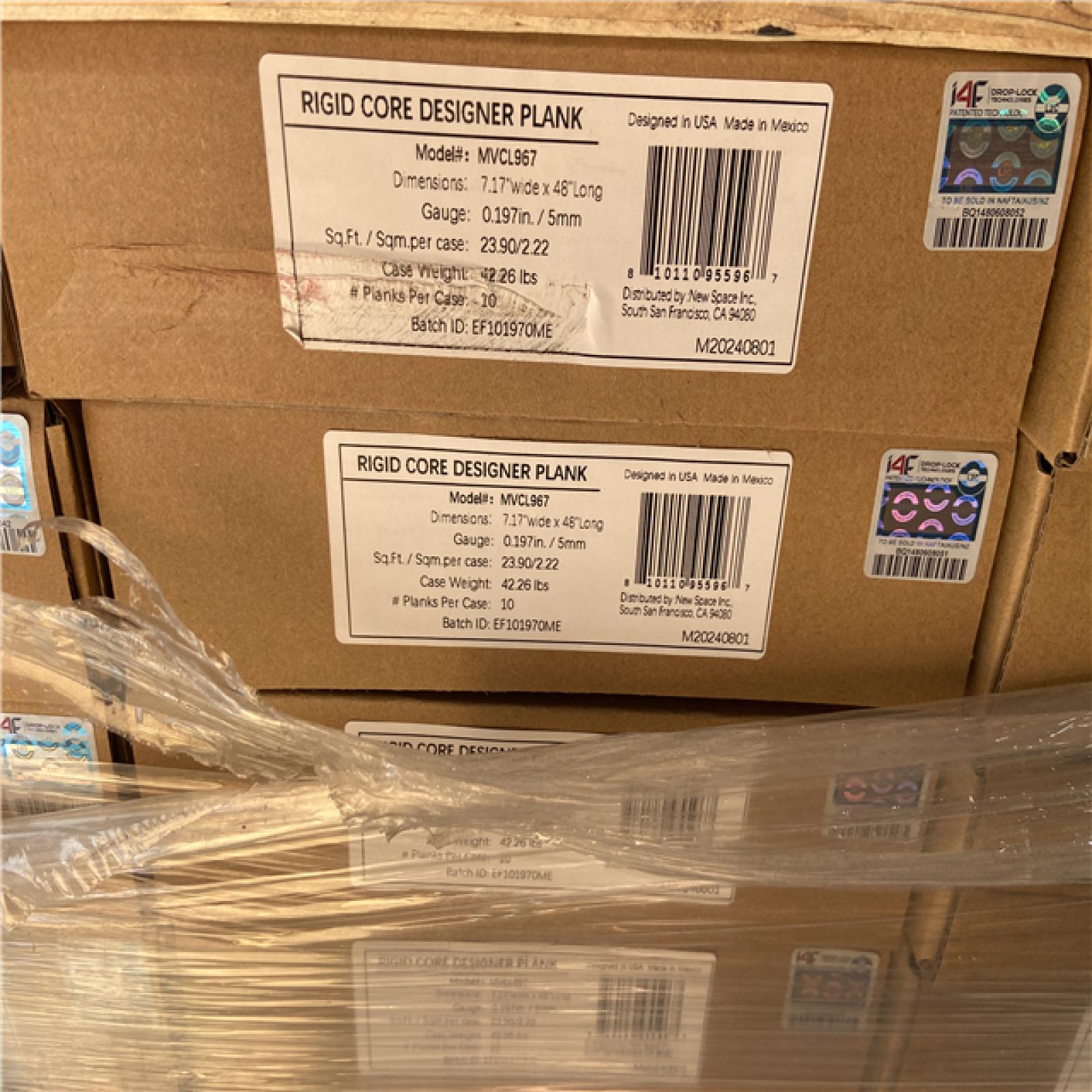 DALLAS LOCATION - Malibu Wide Plank French Oak Destin 12 MIL 7.2 in. x 48 in. Click Lock Waterproof Luxury Vinyl Plank Flooring (23.9 sq. ft./case) PALLET -(36 UNITS)