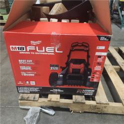 As-Is- M18 FUEL Brushless Cordless 21 in. Walk Behind Dual Battery Self-Propelled Mower W/(2) 12.0Ah Battery and Rapid Charger