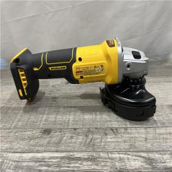 AS-IS DEWALT 20-Volt MAX Cordless Brushless 4-1/2 in. Angle Grinder with Slide Switch (Tool Only)