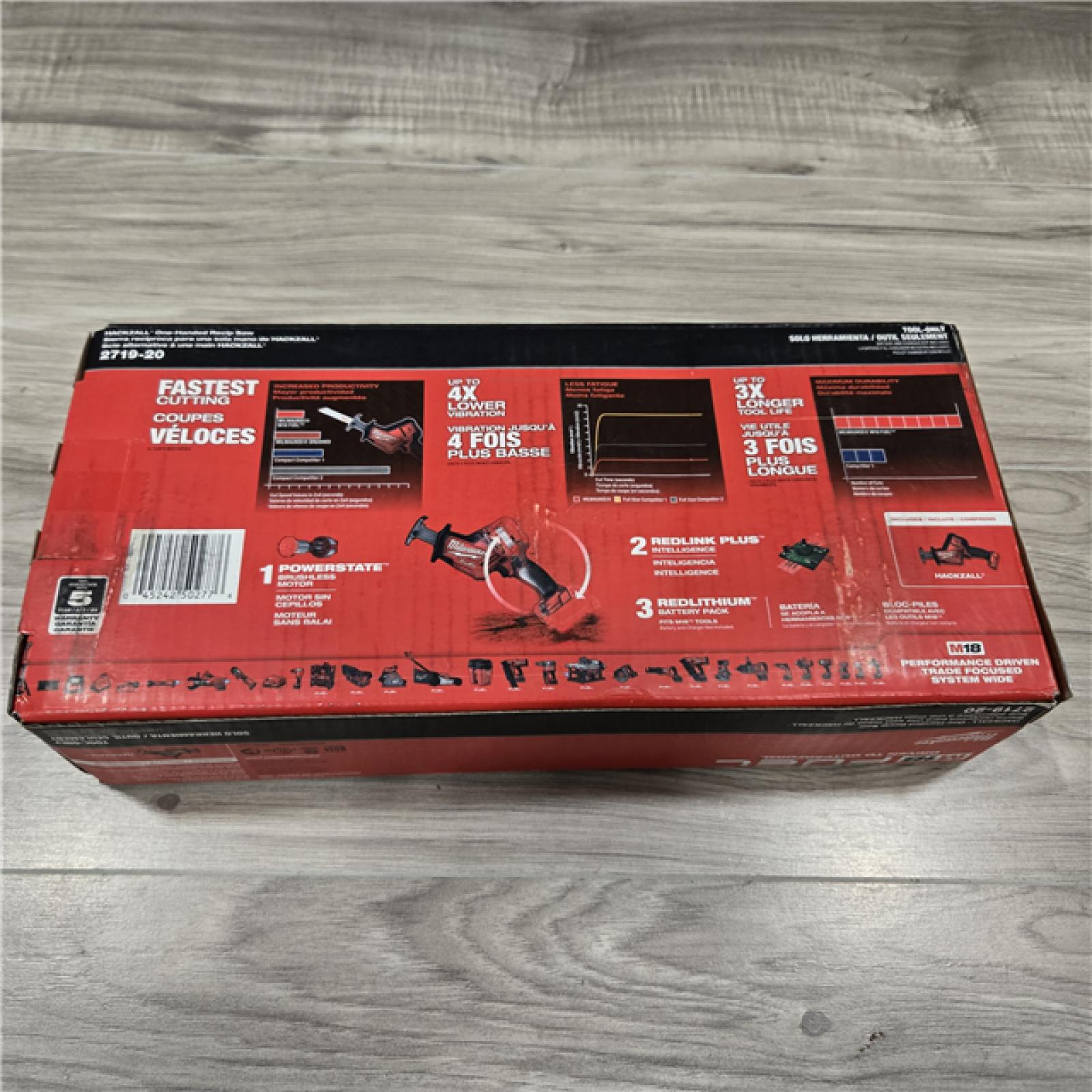 NEW! - Milwaukee 2719-20 Hackzall Reciprocating Saw