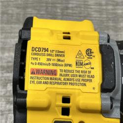 AS-IS DEWALT Atomic 20V Lithium-Ion Cordless Compact 1/2 in. Drill/Driver Kit