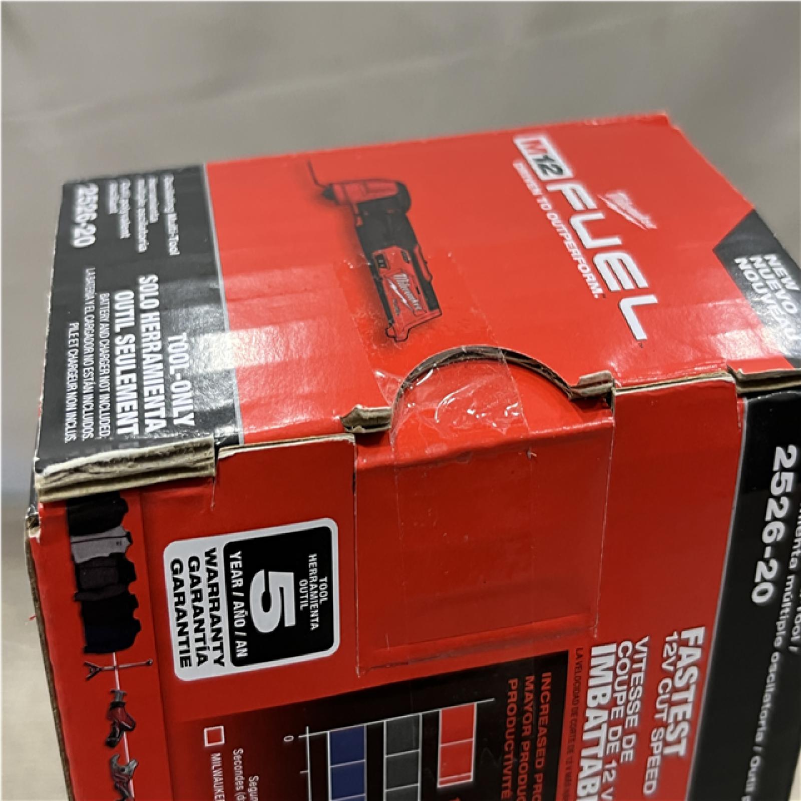 NEW - Milwaukee FUEL 12V Lithium-Ion Cordless Oscillating Multi-Tool (Tool-Only)