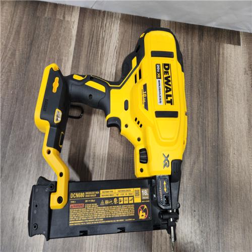 AS-IS DEWALT 20V MAX XR Lithium-Ion Electric Cordless 18-Gauge Brad Nailer (Tool Only)