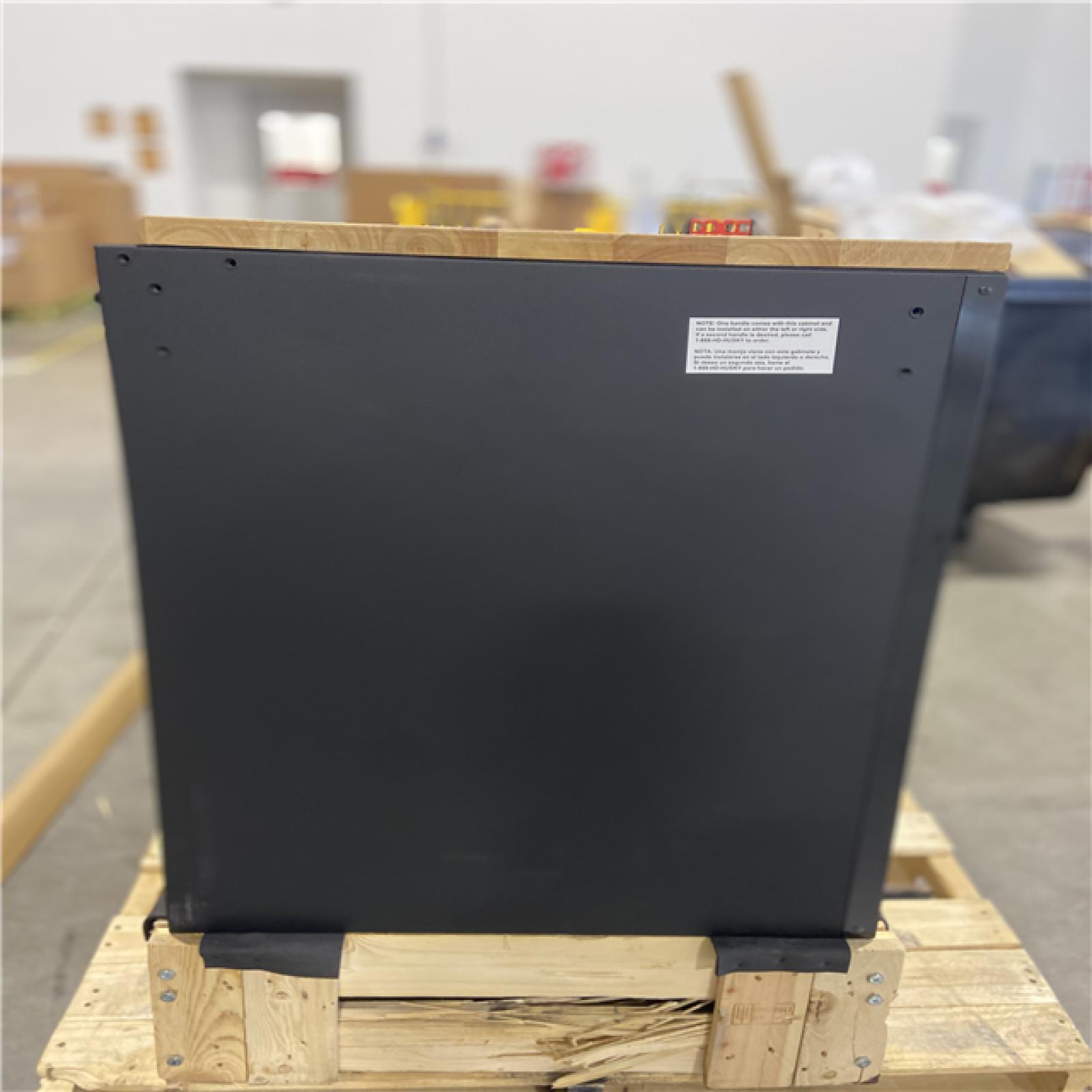 DALLAS LOCATION - Husky 56 in. W x 27.6 in. D 10-Drawer Matte Black Heavy-Duty Mobile Workbench