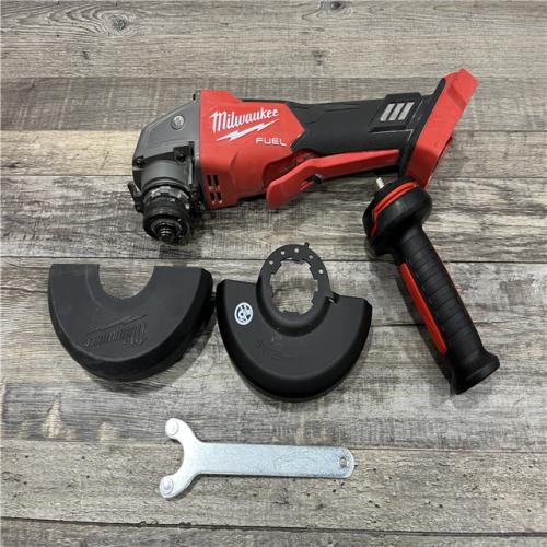 AS-IS Milwaukee FUEL 18V Lithium-Ion Brushless Cordless 4-1/2 in./5 in. Grinder with Variable Speed & Paddle Switch (Tool-Only)