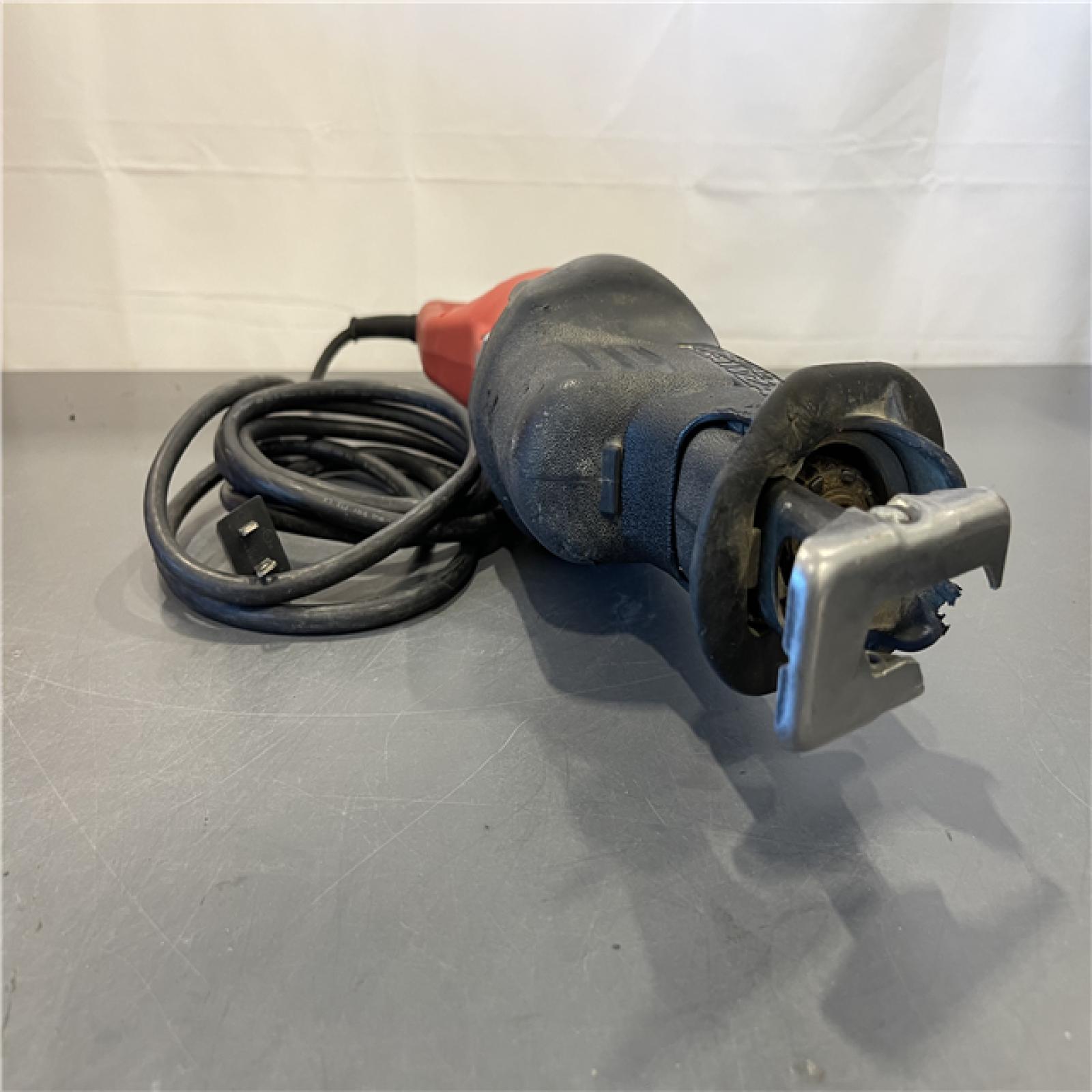 AS-IS - Milwaukee 6538-21 15.0 Amp Super Sawzall Reciprocating Saw with Carrying Case