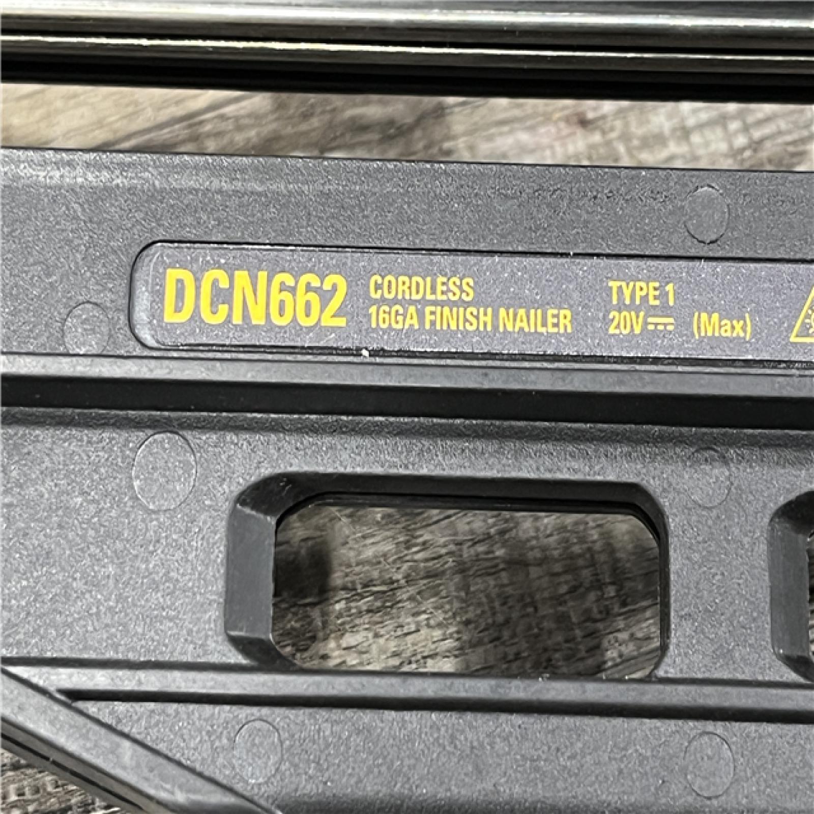 AS-IS DEWALT 20V MAX XR 16-Gauge Lithium-Ion Cordless Finish Nailer (Tool Only)