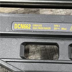 AS-IS DEWALT 20V MAX XR 16-Gauge Lithium-Ion Cordless Finish Nailer (Tool Only)