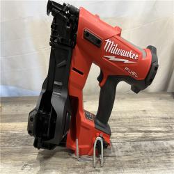AS-IS Milwaukee FUEL 18-Volt Lithium-Ion Brushless Cordless Coil Roofing Nailer (Tool Only)