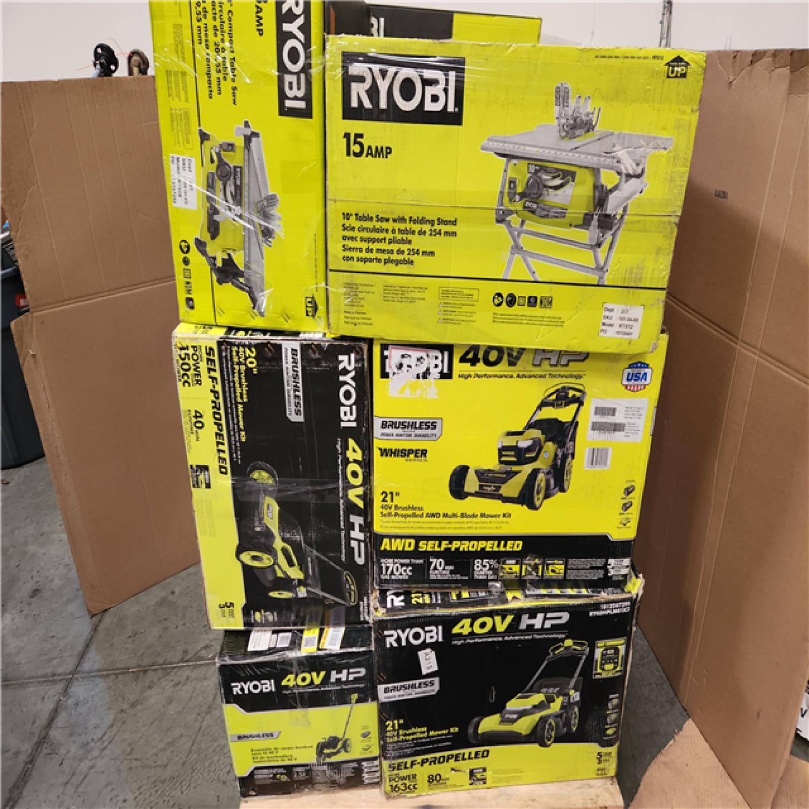 California AS-IS TOOL PALLET