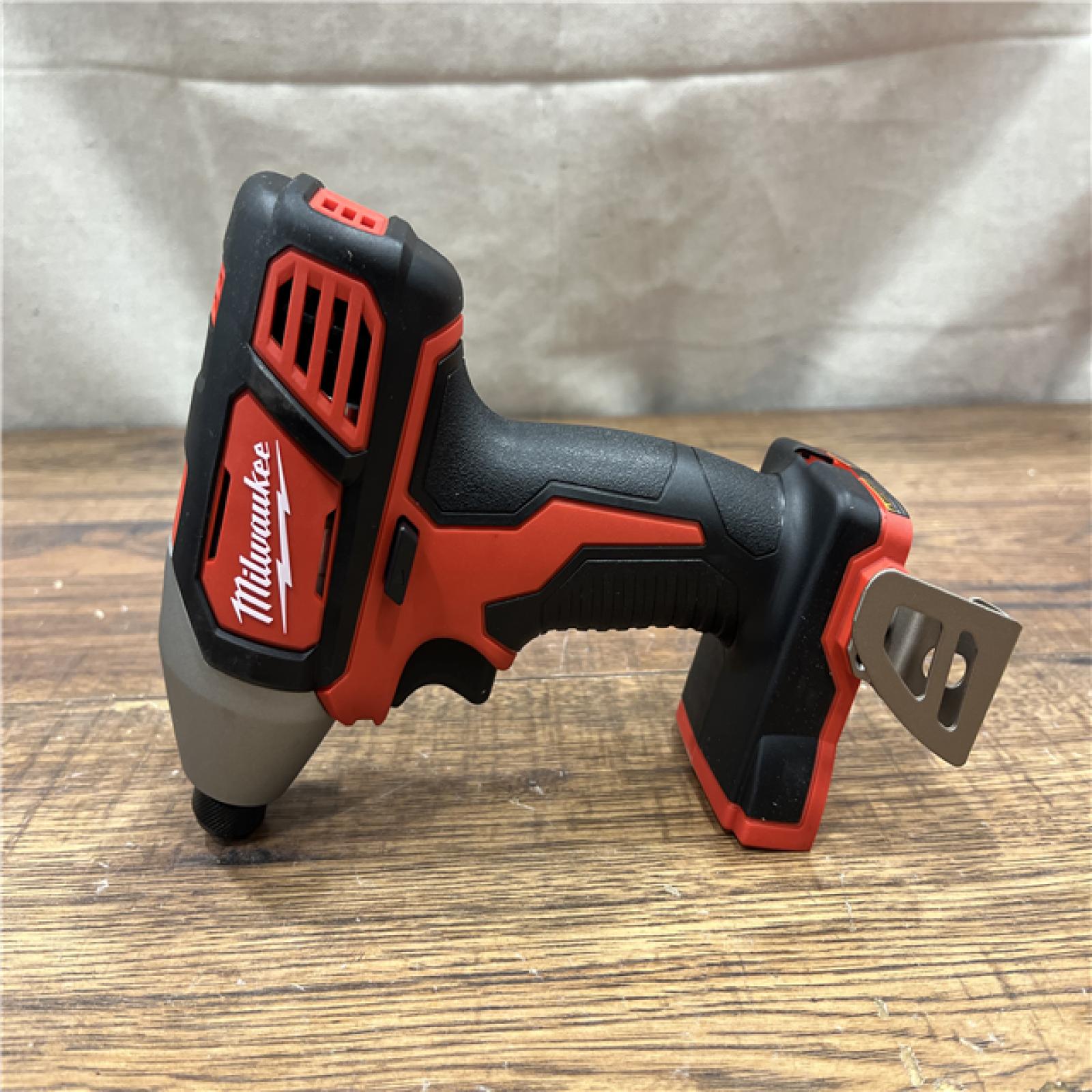 AS-IS MILWAUKEE M18 18V Lithium-Ion Cordless Combo Tool Kit with Two 3.0Ah Batteries, 1-Charger, 1-Tool Bag (4-Tool)