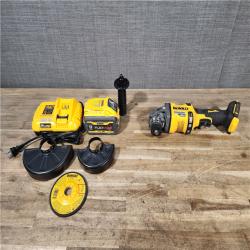 HOUSTON LOCATION - AS-IS DeWalt FLEXVOLT 60V Cordless 4-1/2 to 6 in. Grinder Kit (Battery & Charger)