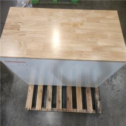 Phoenix LIKE NEW Husky Tool Storage 46 in. W x 18 in. D 9-Drawer Gloss White Mobile Workbench Cabinet