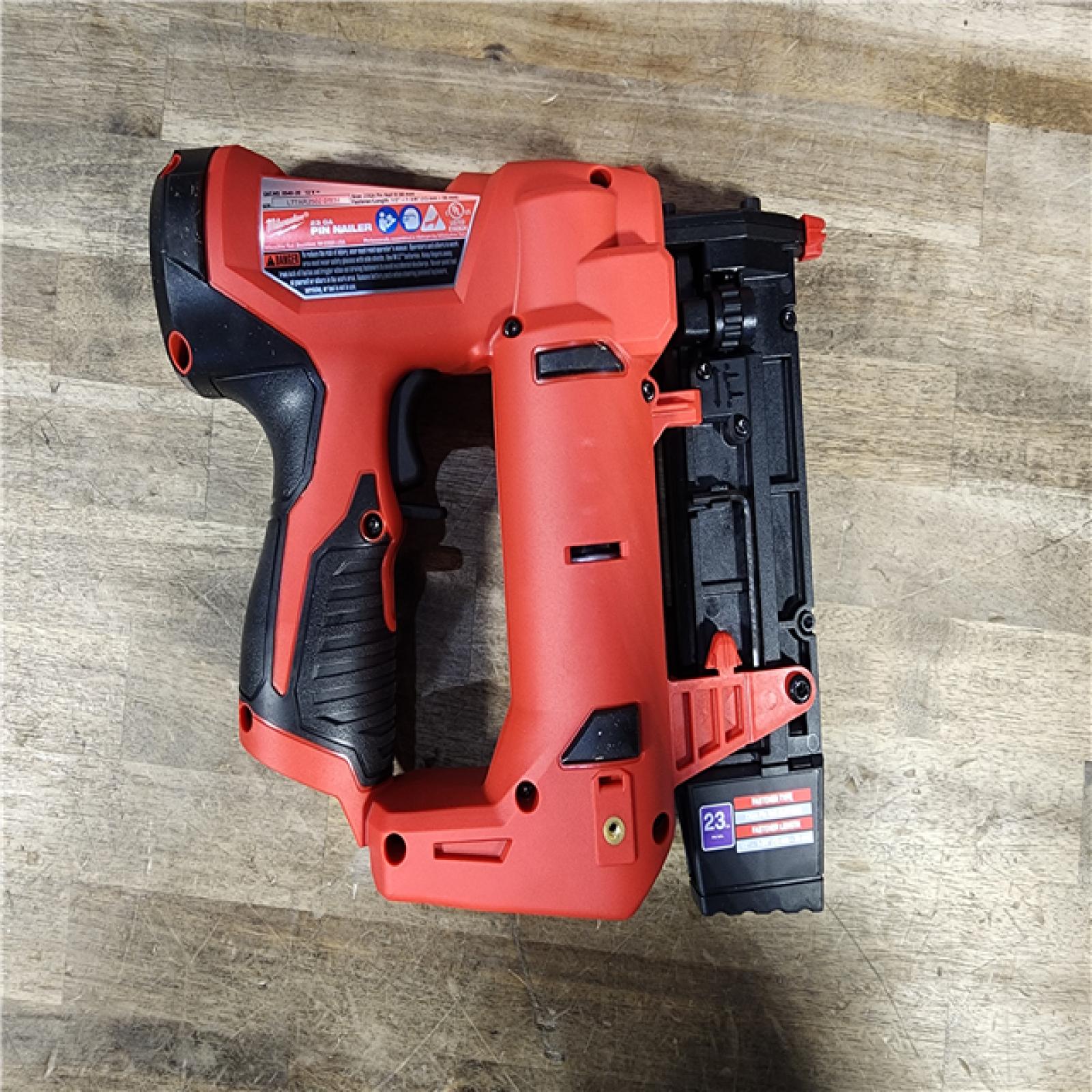 HOUSTON LOCATION - AS-IS Milwaukee 2540-20 12V 23 Gauge Cordless Pin Nailer (Tool Only)