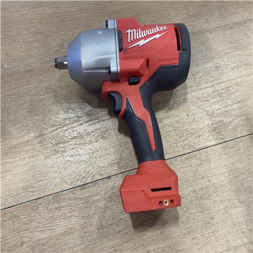 AS-IS Milwaukee 18-Volt Lithium-Ion Brushless 1/2 in. High Torque Impact Wrench with Friction Ring (Tool-Only)