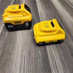 AS-IS DEWALT 20V MAX Lithium-Ion 6.0Ah and 4.0Ah Battery and Charger Starter Kit