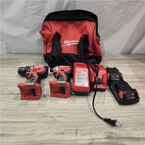 AS-IS Milwaukee M18 Compact Brushless 2-Tool Combo Kit