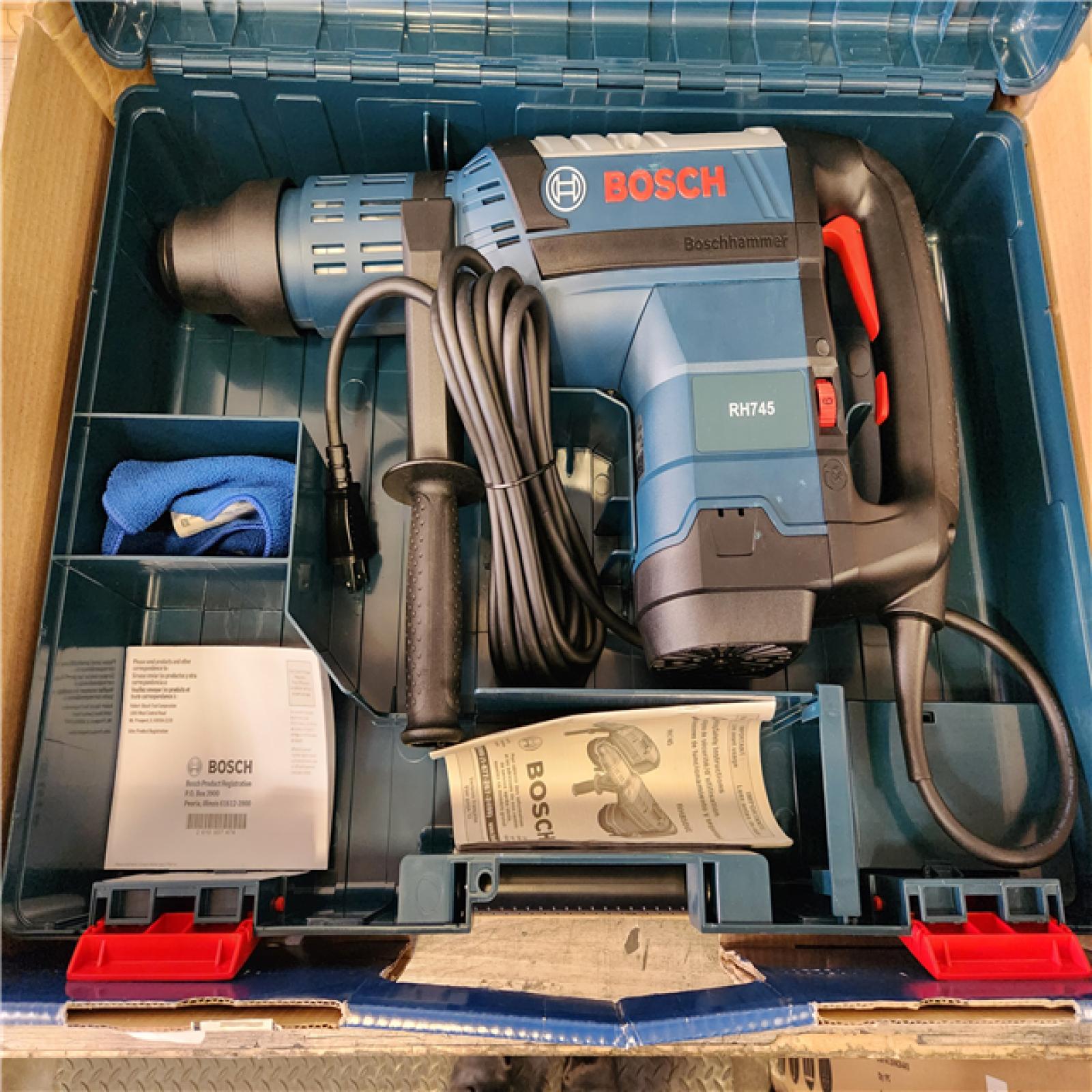 Phoenix NEW Bosch 13.5 Amp 1-3/4 in. Corded Variable Speed SDS-Max Concrete/Masonry Rotary Hammer Drill with Carrying Case (TOOL ONLY)