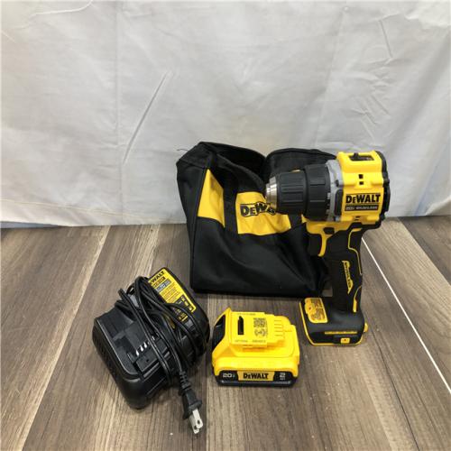 AS-IS DEWALT Atomic 20V Lithium-Ion Cordless Compact 1/2 in. Drill/Driver Kit