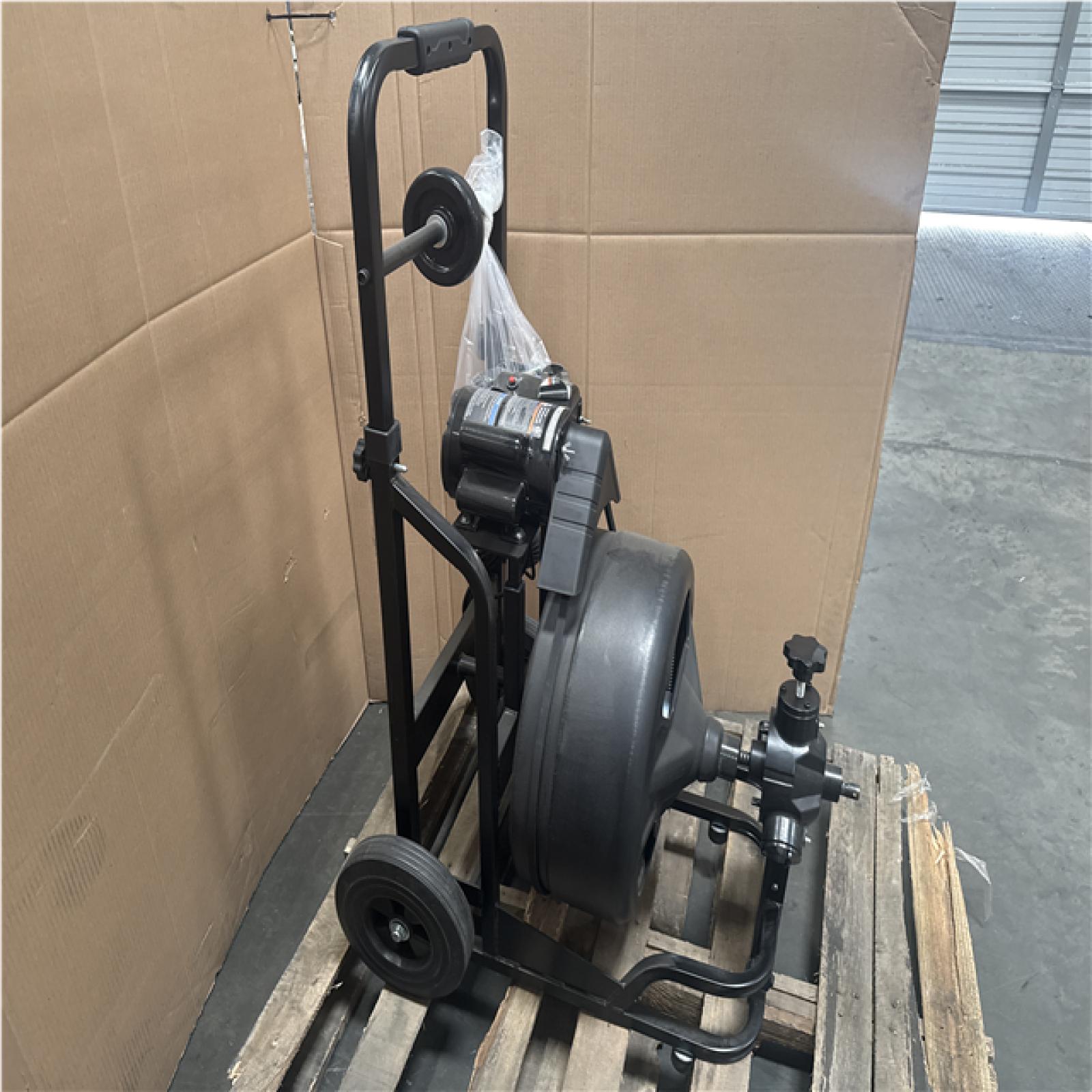 CALIFORNIA AS IS 100 FOOT POWER FEED DRAIN CLEANER ITEM 87-039