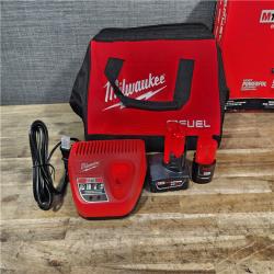 HOUSTON LOCATION - AS-IS Milwaukee FUEL 12-Volt Lithium-Ion Brushless Cordless Hammer Drill and Impact Driver Combo Kit