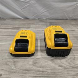 AS-IS DEWALT 20V MAX 6.0Ah and 4.0Ah Battery and Charger Starter Kit
