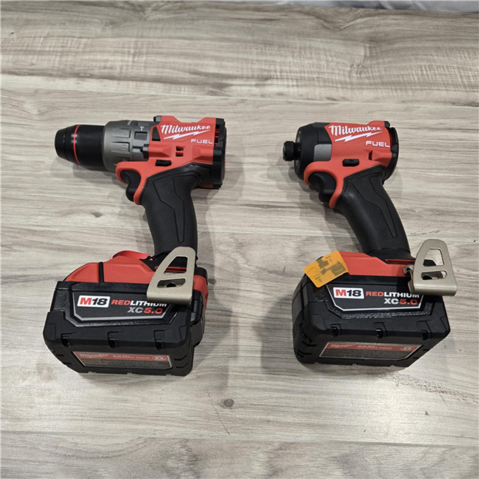 LIKE NEW! - MILWAUKEE FUEL 18V Cordless Hammer Drill and Impact Driver Combo Kit