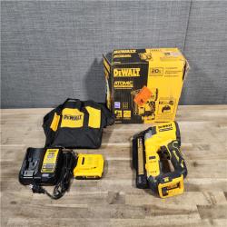 HOUSTON LOCATION - AS-IS DEWALT ATOMIC 20V MAX Lithium Ion Cordless 23 Gauge Pin Nailer Kit with 2.0Ah Battery and Charger
