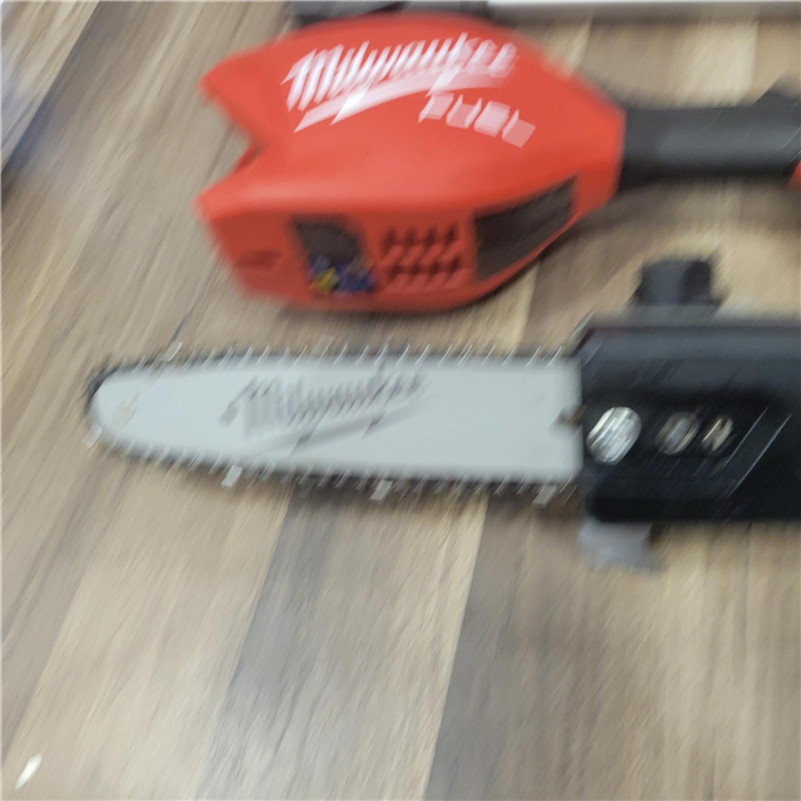 AS-IS Milwaukee M18 FUEL 18V 10 in. Brushless Cordless Battery Powered Pole Saw with QUIK-LOK Attachment Capability (Tool-Only)