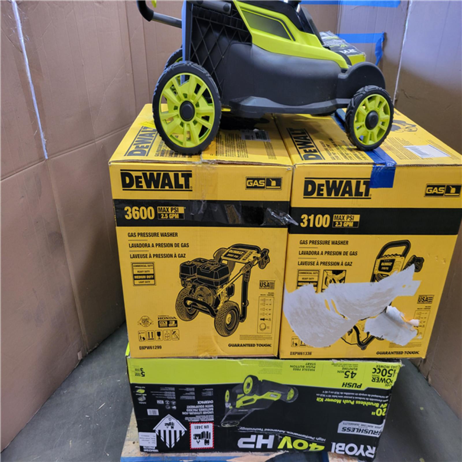 CALIFORNIA AS-IS OUTDOOR POWER EQUIPMENT