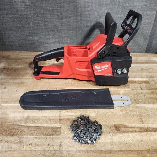 Houston Location AS-IS Milwaukee FUEL 16 in. 18V Lithium-Ion Brushless Battery Chainsaw (Tool-Only)