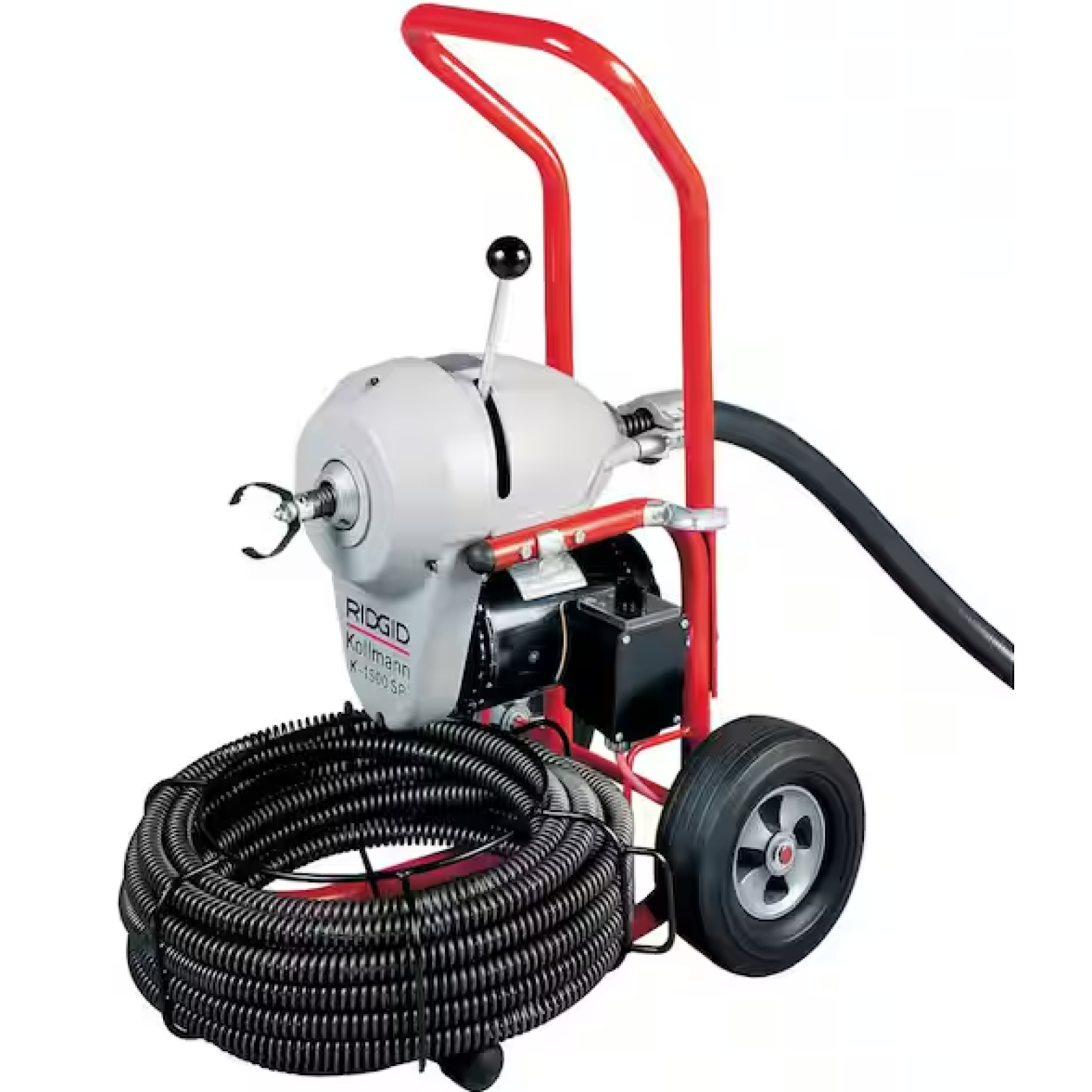 DALLAS LOCATION - AS IS- RIGID K1500SP-B 120-V with 150 ft. C-14 Cable  A-34-15 Rear Guide Hose  and A-1 Mitt