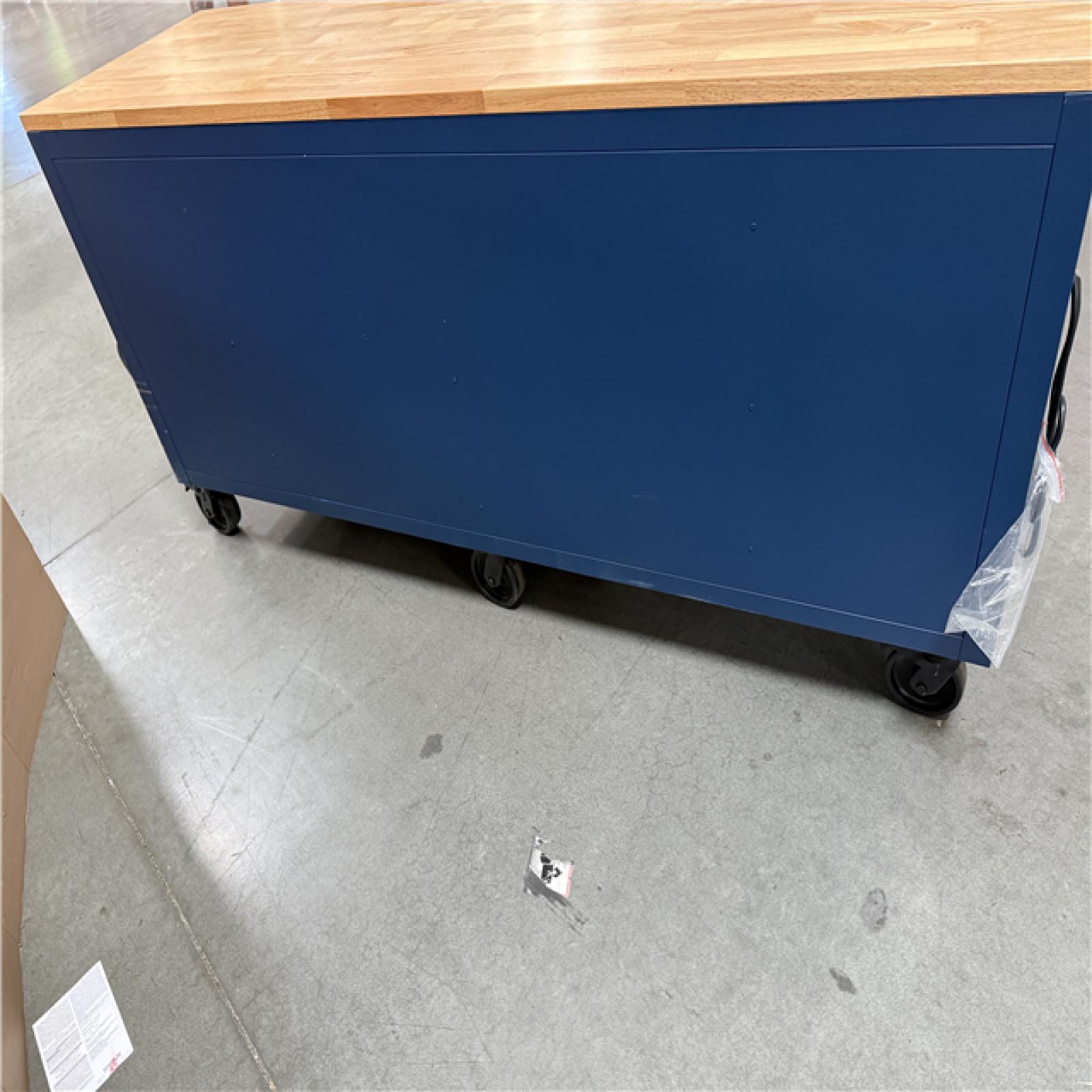 California AS-IS Husky 84 in. 22-drawer Mobile Workbench