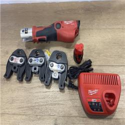 AS-IS Milwaukee 12-Volt Lithium-Ion FORCE LOGIC Copper Press Tool Kit