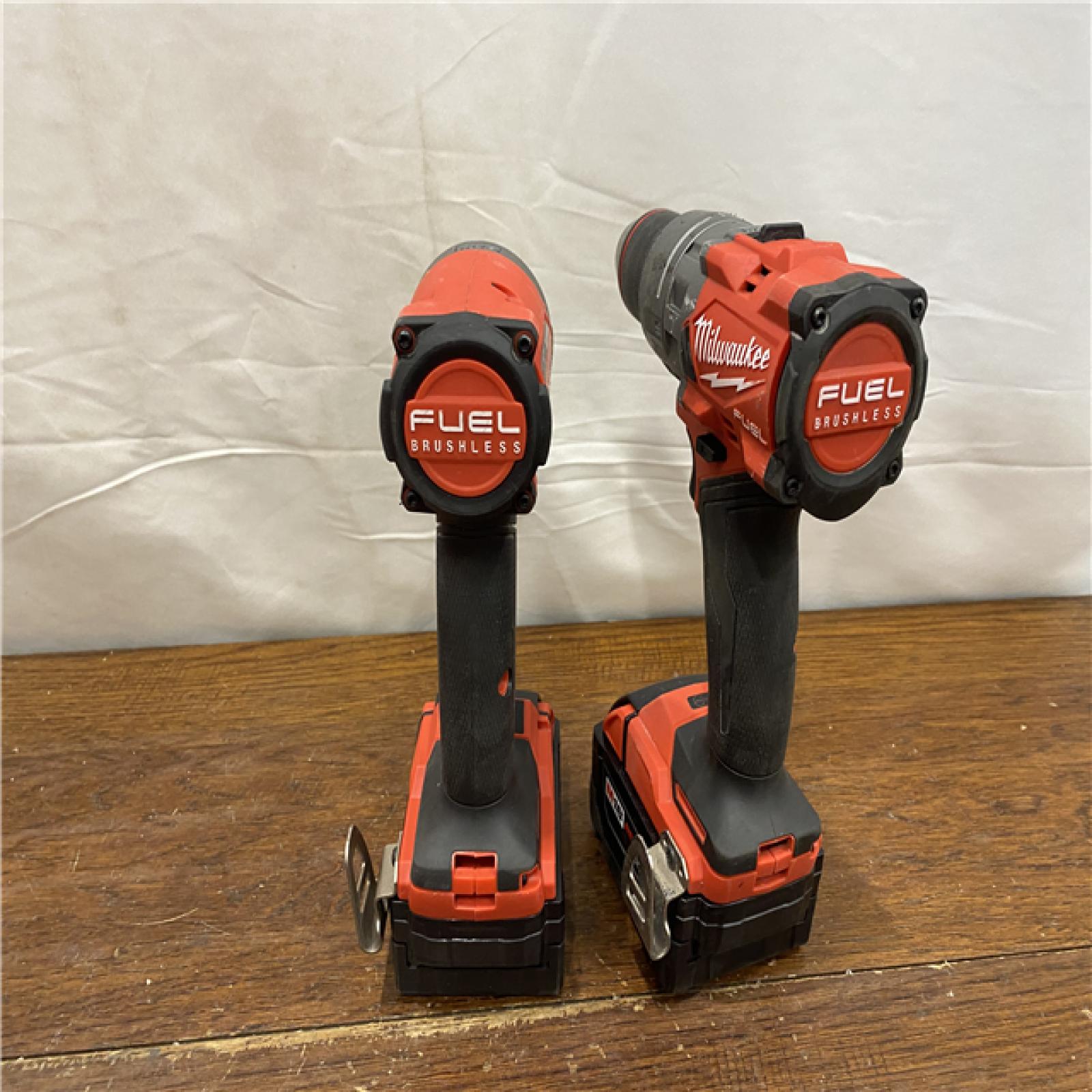 AS-IS M18 FUEL 18V Lithium-Ion Brushless Cordless Hammer Drill and Impact Driver Combo Kit (2-Tool) with 2 Batteries