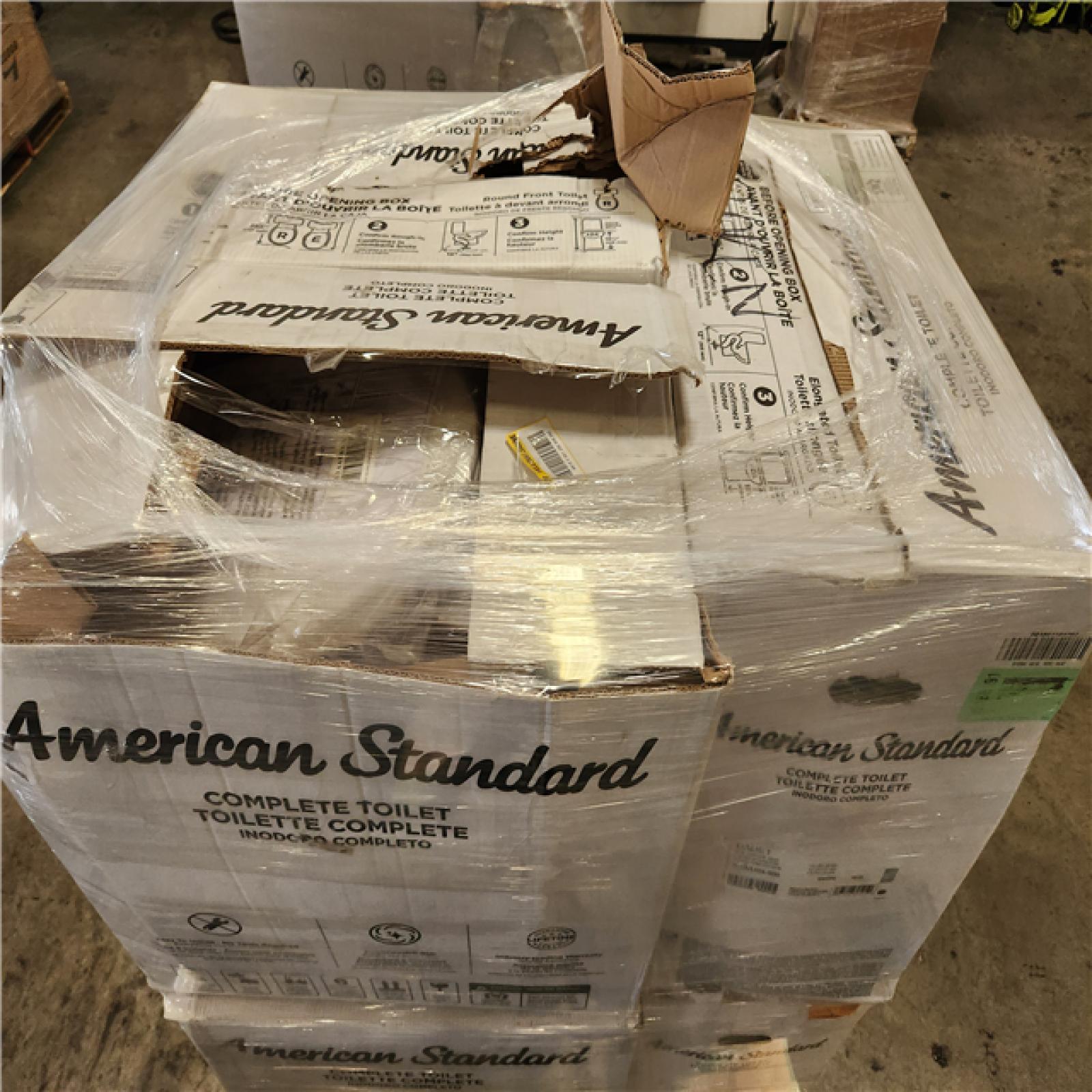 Phoenix Location AS-IS Mixed American Standard Toilet Pallet (6-Total)