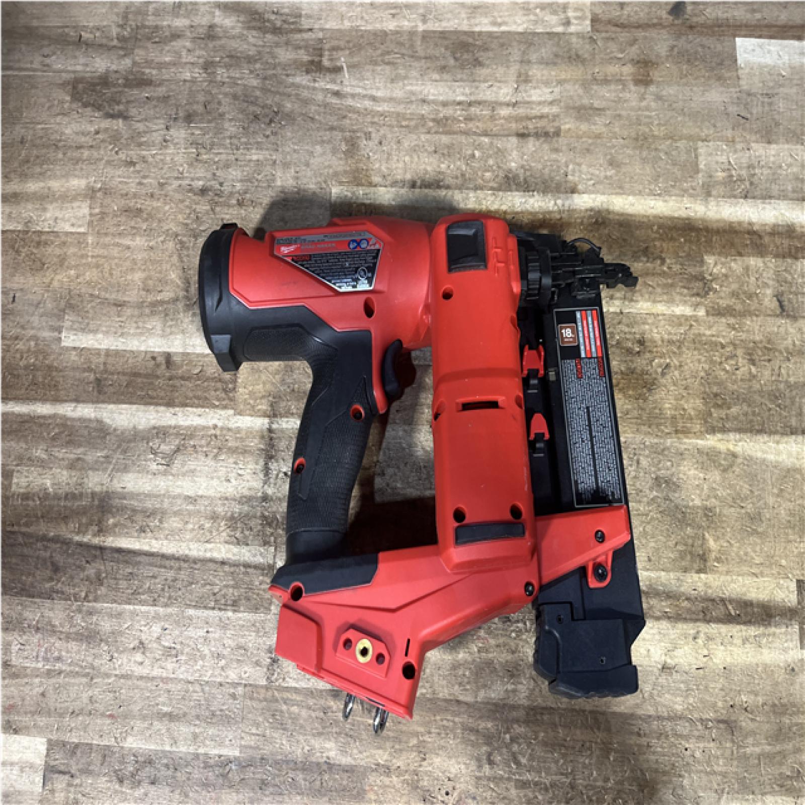 Houston Location AS-IS Milwaukee FUEL 18-Volt Lithium-Ion Brushless Cordless Gen II 18-Gauge Brad Nailer (Tool-Only)