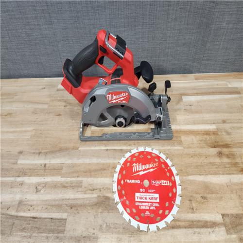 HOUSTON LOCATION - AS-IS Milwaukee FUEL 18V Lithium-Ion Brushless Cordless 7-1/4 in. Circular Saw (Tool-Only)