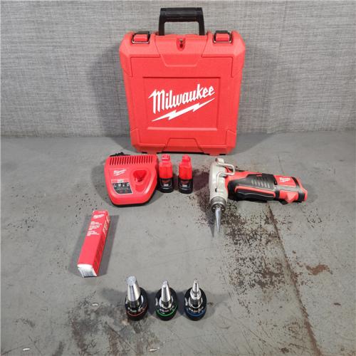 HOUSTON LOCATION - AS-IS (APPEARS LIKE NEW) M12 12-Volt Lithium-Ion Cordless PEX Expansion Tool Kit with (2) 1.5 Ah Batteries, (3) Expansion Heads and Hard Case