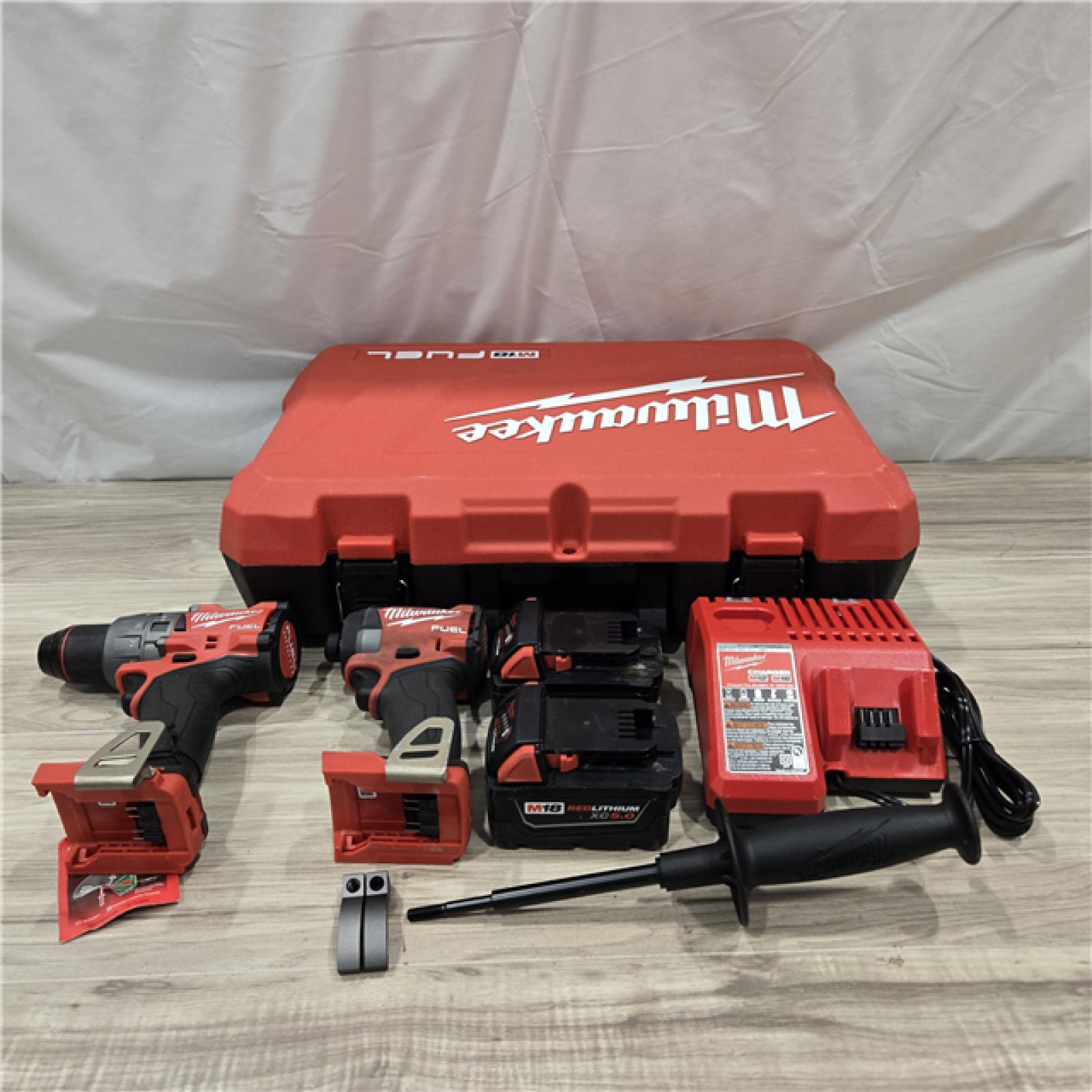AS-IS MILWAUKEE FUEL 18V Cordless Hammer Drill and Impact Driver Combo Kit