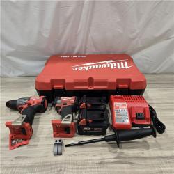 AS-IS MILWAUKEE FUEL 18V Cordless Hammer Drill and Impact Driver Combo Kit