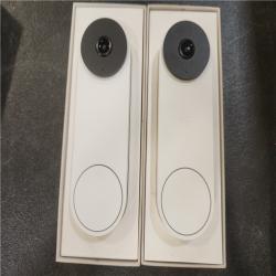 Phoenix AS-IS Google Nest Doorbell (Wired  3rd Gen) - Smart Wi-Fi Video Doorbell Camera (2-Pack)